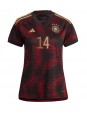 Deutschland Jamal Musiala #14 Auswärtstrikot für Frauen WM 2022 Kurzarm